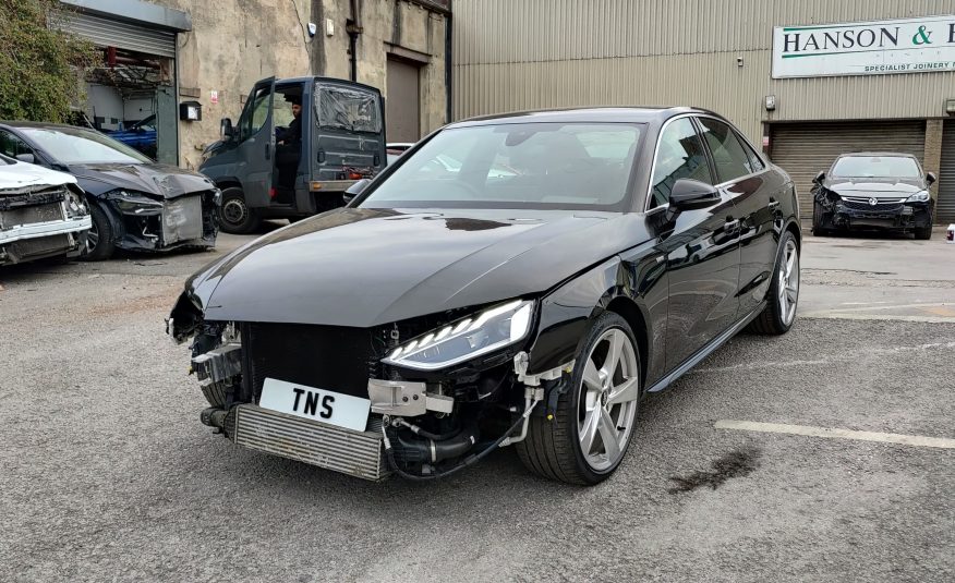 2019 69 AUDI A4 2.0 TFSI 40 S-LINE AUTO UNRECORDED DAMAGED SALVAGE