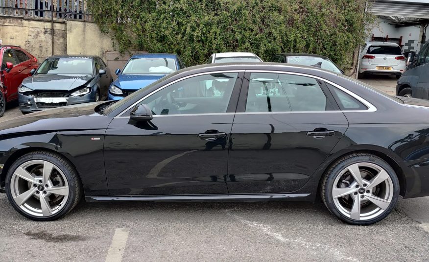 2019 69 AUDI A4 2.0 TFSI 40 S-LINE AUTO UNRECORDED DAMAGED SALVAGE