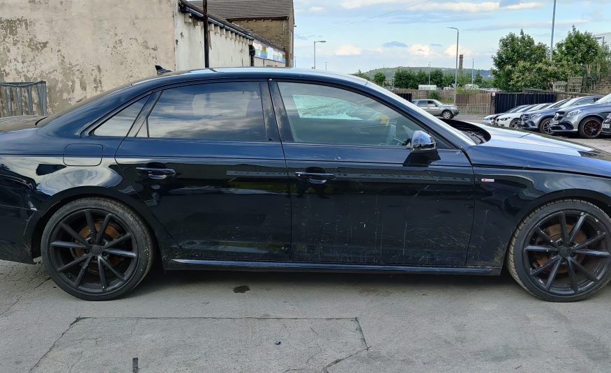 2019 19 AUDI A4 2.0 35 TFSI BLACK EDITION AUTO UNRECORDED DAMAGED SALVAGE