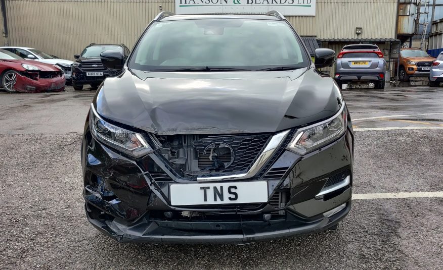 2019 NISSAN QASHQAI N-CONNECTA 1.3 DIG-T UNRECORDED DAMAGED SALVAGE