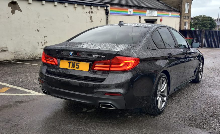 2019 19 BMW 5 SERIES 520D M SPORT AUTO UNRECORDED DAMAGED SALVAGE