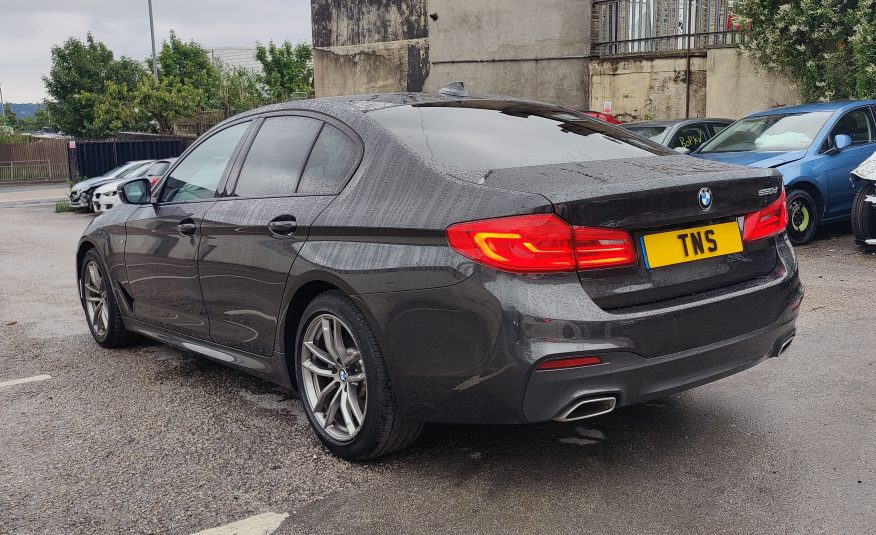 2019 19 BMW 5 SERIES 520D M SPORT AUTO UNRECORDED DAMAGED SALVAGE