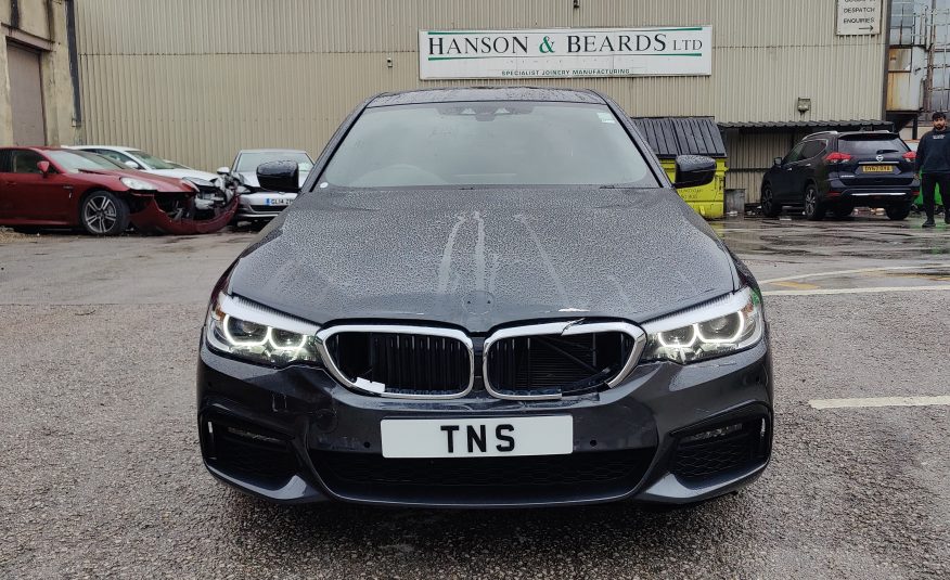 2019 19 BMW 5 SERIES 520D M SPORT AUTO UNRECORDED DAMAGED SALVAGE