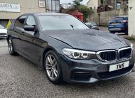 2019 19 BMW 5 SERIES 520D M SPORT AUTO UNRECORDED DAMAGED SALVAGE