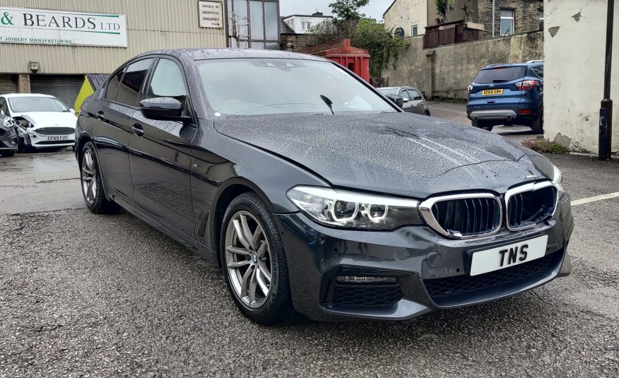 2019 19 BMW 5 SERIES 520D M SPORT AUTO UNRECORDED DAMAGED SALVAGE