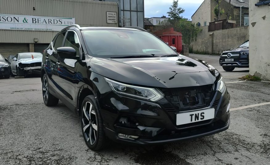 2018 68 NISSAN QASHQAI TEKNA 1.5 DCI UNRECORDED DAMAGED SALVAGE