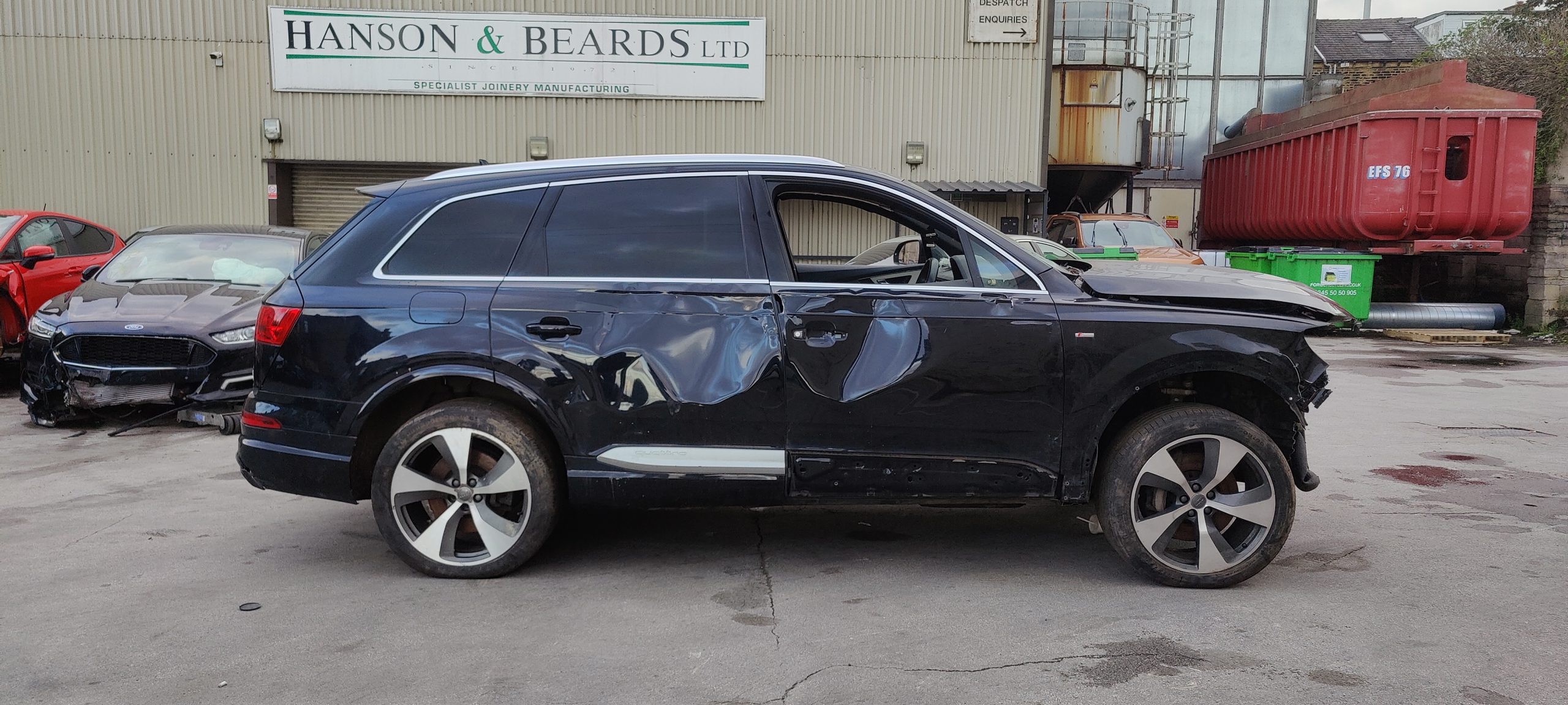 2015 65 AUDI Q7 S LINE 3.0 TDI V6 QUATTRO 7 SEATS UNRECORDED DAMAGED SALVAGE