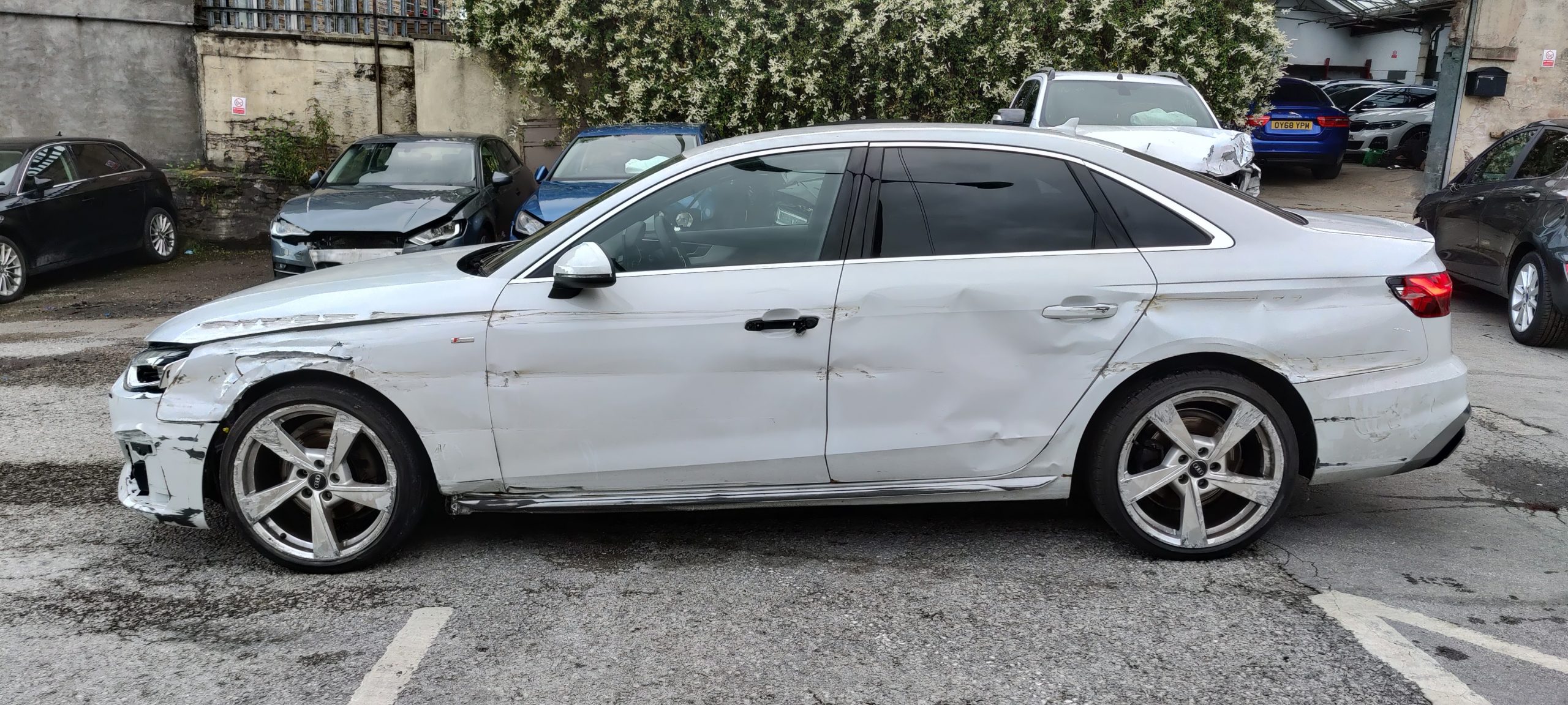 2019 69 AUDI A4 2.0TFSI 35 S LINE S TRONIC AUTO UNRECORDED DAMAGED SALVAGE