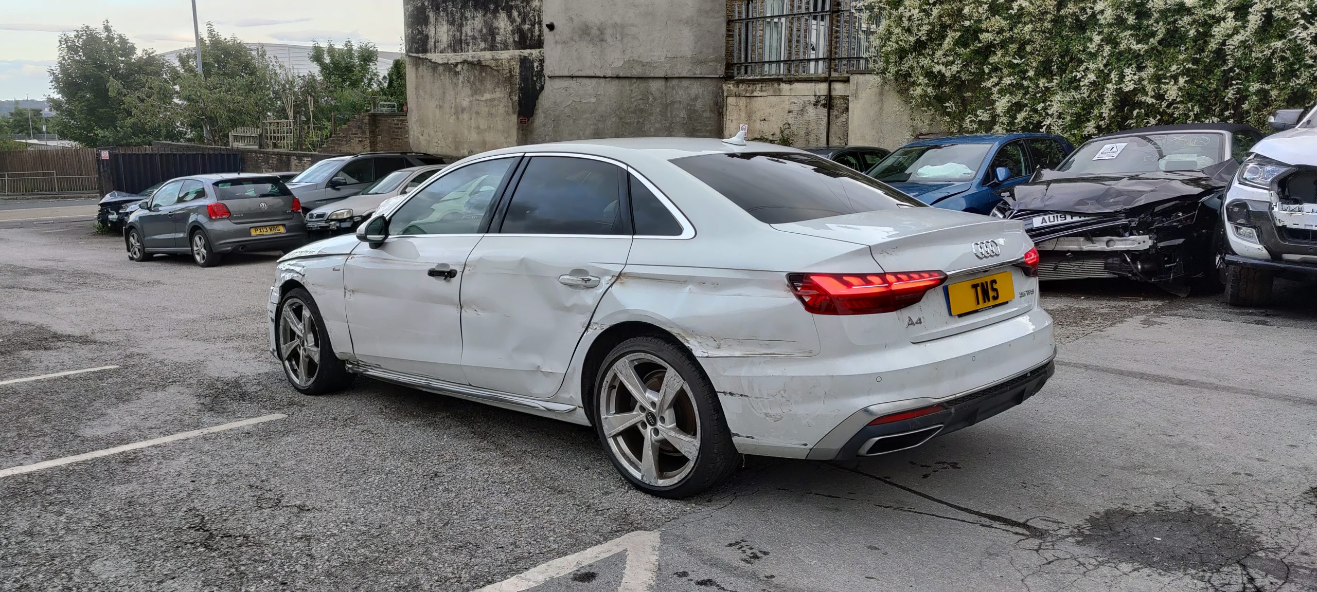 2019 69 AUDI A4 2.0TFSI 35 S LINE S TRONIC AUTO UNRECORDED DAMAGED SALVAGE