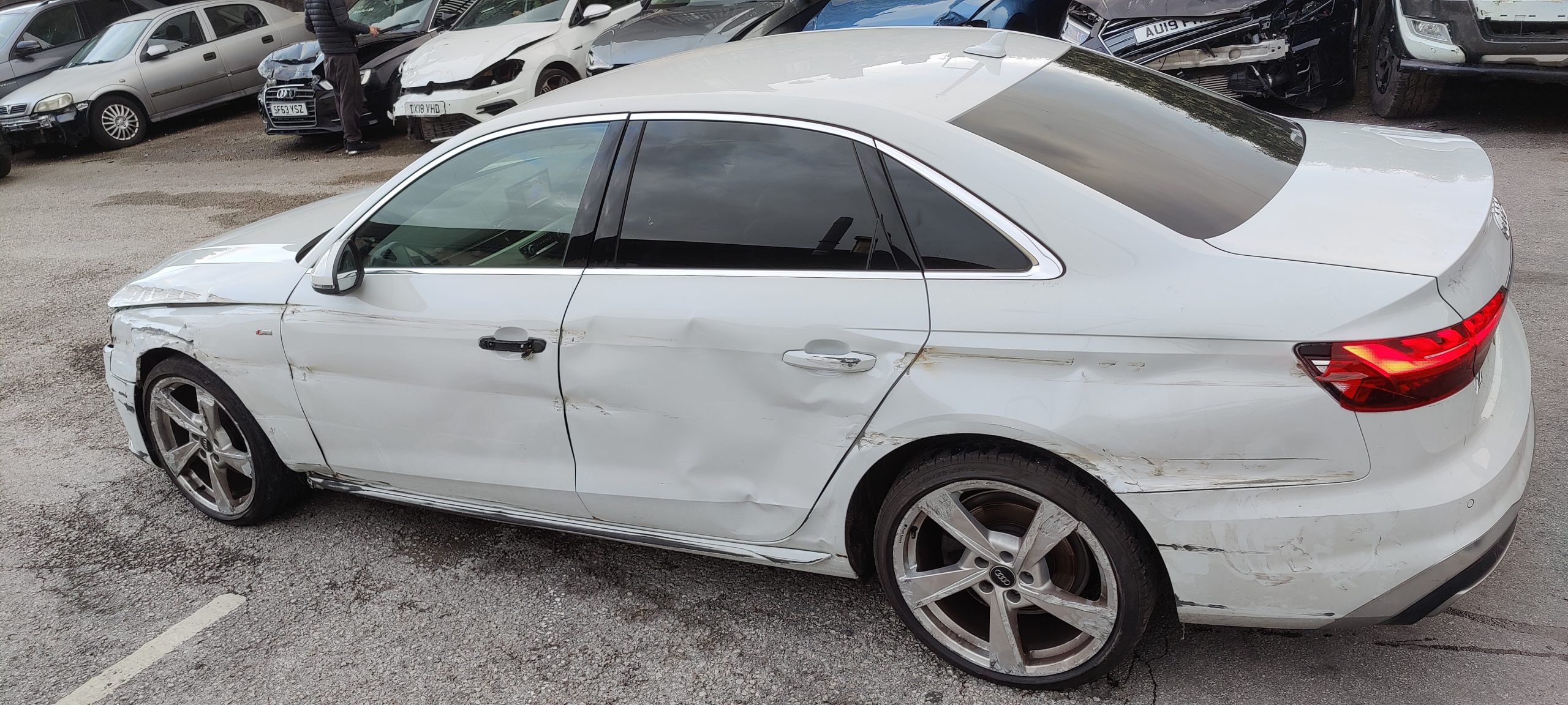 2019 69 AUDI A4 2.0TFSI 35 S LINE S TRONIC AUTO UNRECORDED DAMAGED SALVAGE