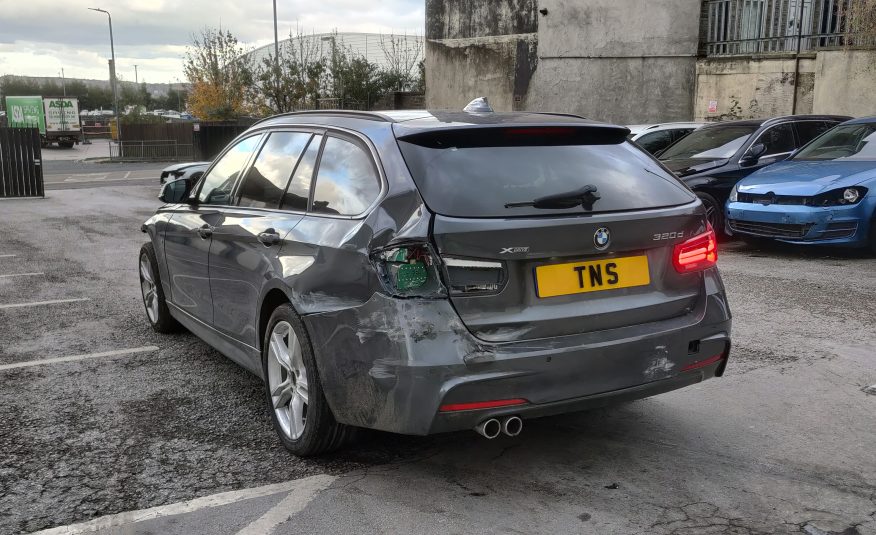 2018 BMW 3 SERIES 320D M SPORT TOURING AUTO XDRIVE UNRECORDED DAMAGED SALVAGE