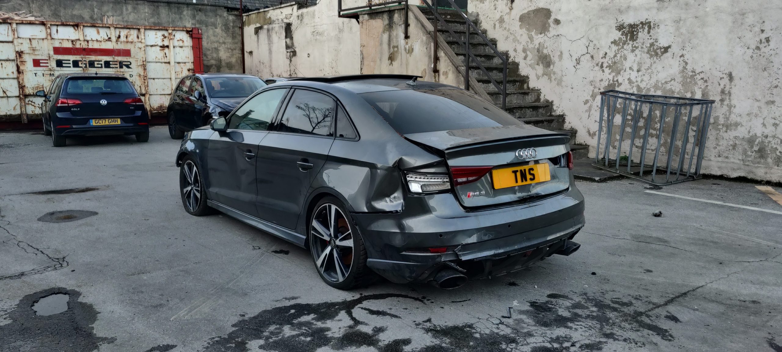 2018 AUDI RS3 2.5 TFSI AUTO QUATTRO UNRECORDED DAMAGED SALVAGE