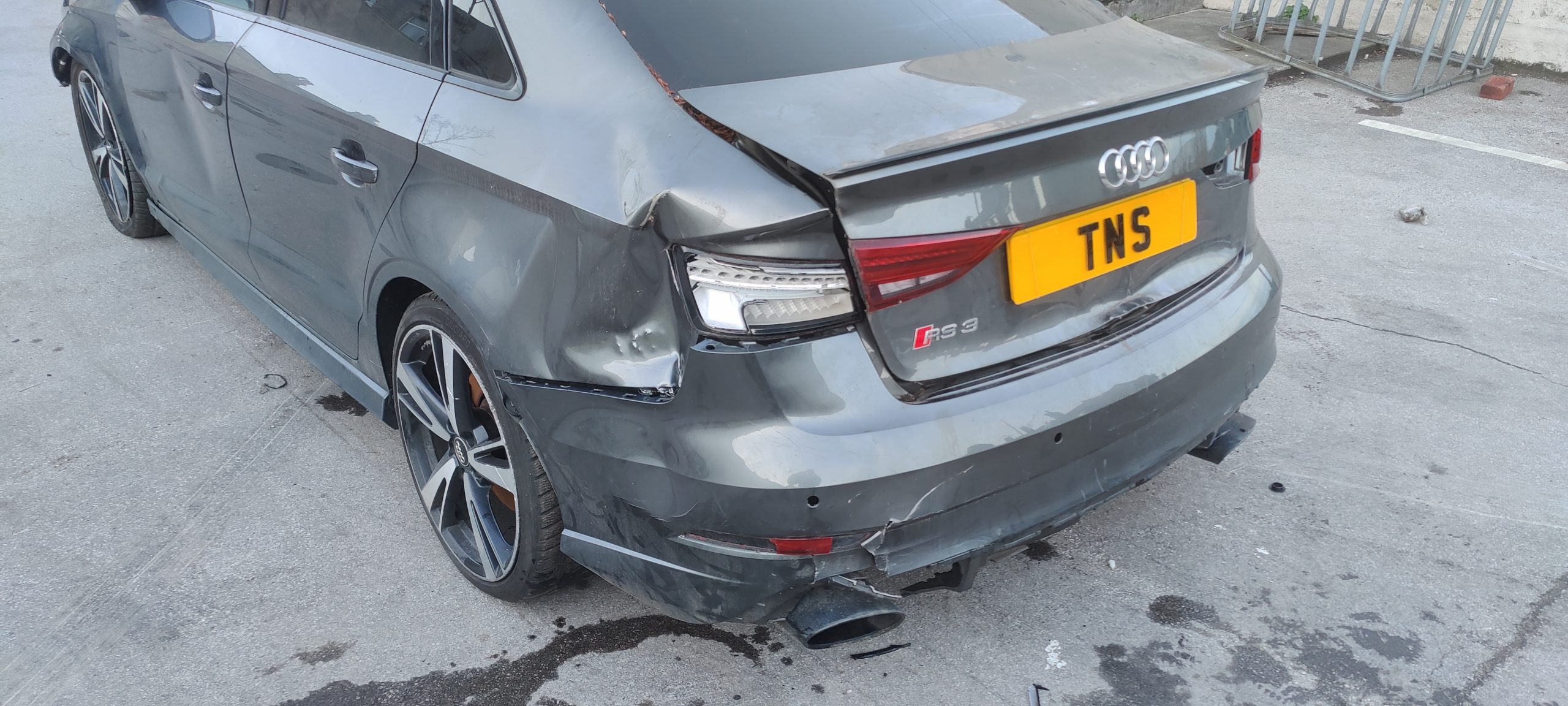 2018 AUDI RS3 2.5 TFSI AUTO QUATTRO UNRECORDED DAMAGED SALVAGE