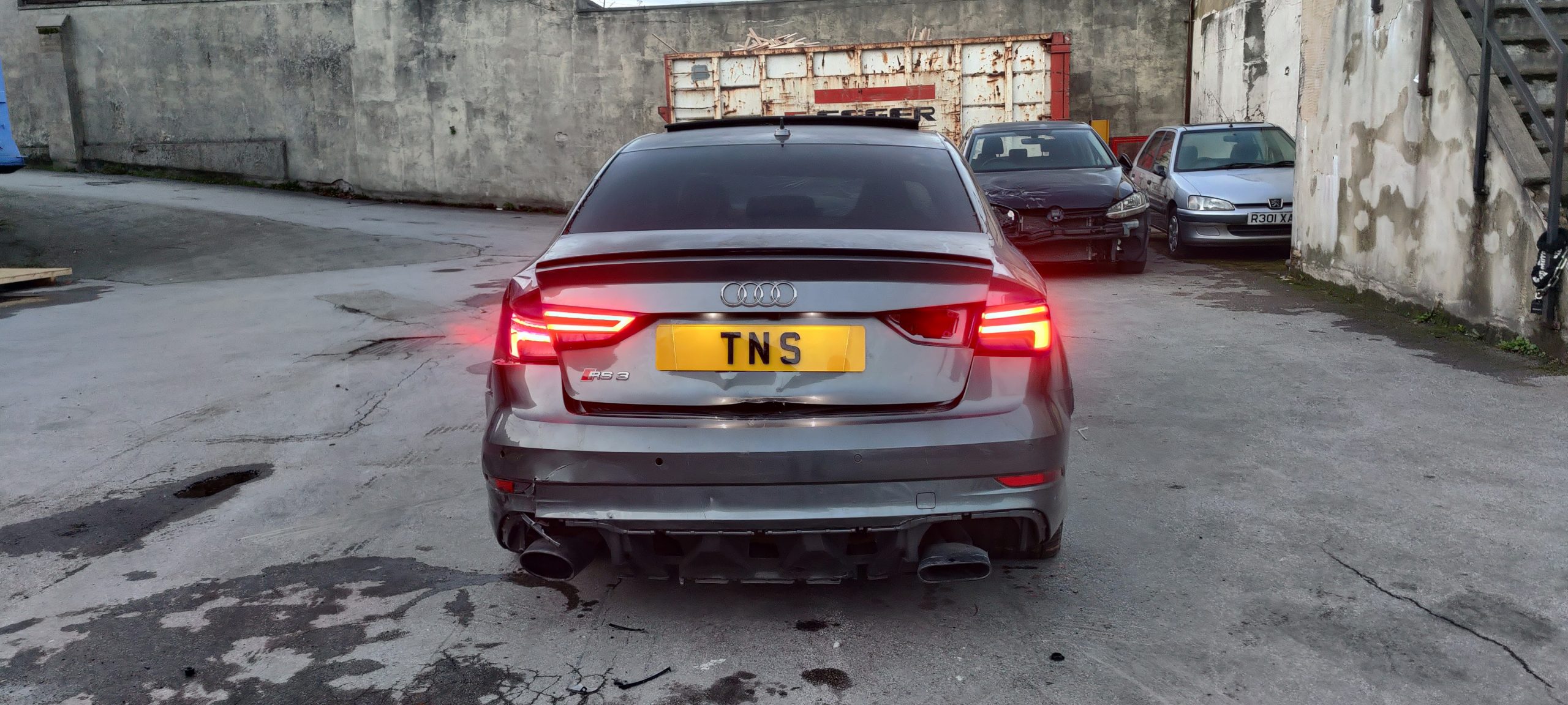 2018 AUDI RS3 2.5 TFSI AUTO QUATTRO UNRECORDED DAMAGED SALVAGE