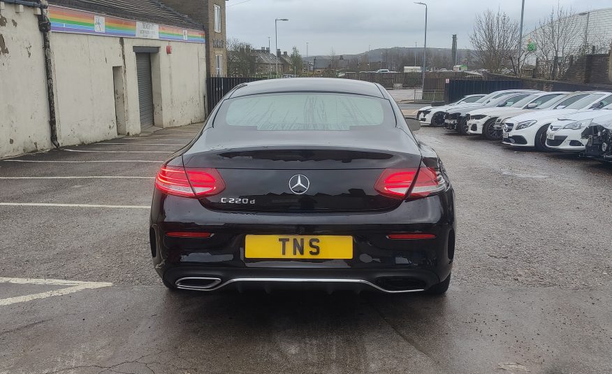 2018 68 MERCEDES C220D AMG LINE COUPE 9G TRONIC+ AUTO UNRECORDED DAMAGED SALVAGE