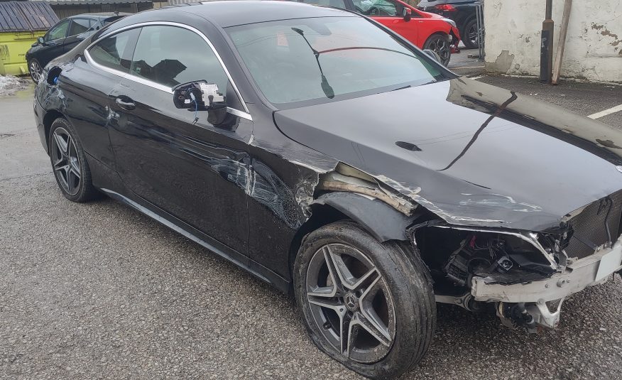 2018 68 MERCEDES C220D AMG LINE COUPE 9G TRONIC+ AUTO UNRECORDED DAMAGED SALVAGE