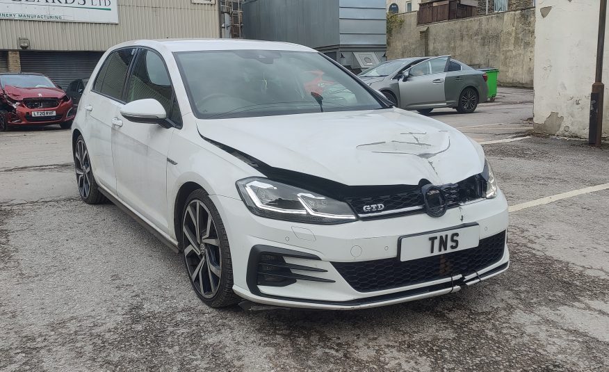 2019 19 VOLKSWAGEN GOLF GTD 2.0 TDI DSG AUTO UNRECORDED DAMAGED SALVAGE