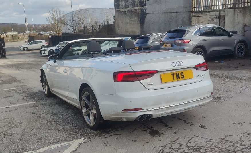 2020 20 AUDI A5 SPORT 40 TDI AUTO CONVERTIBLE UNRECORDED DAMAGED SALVAGE