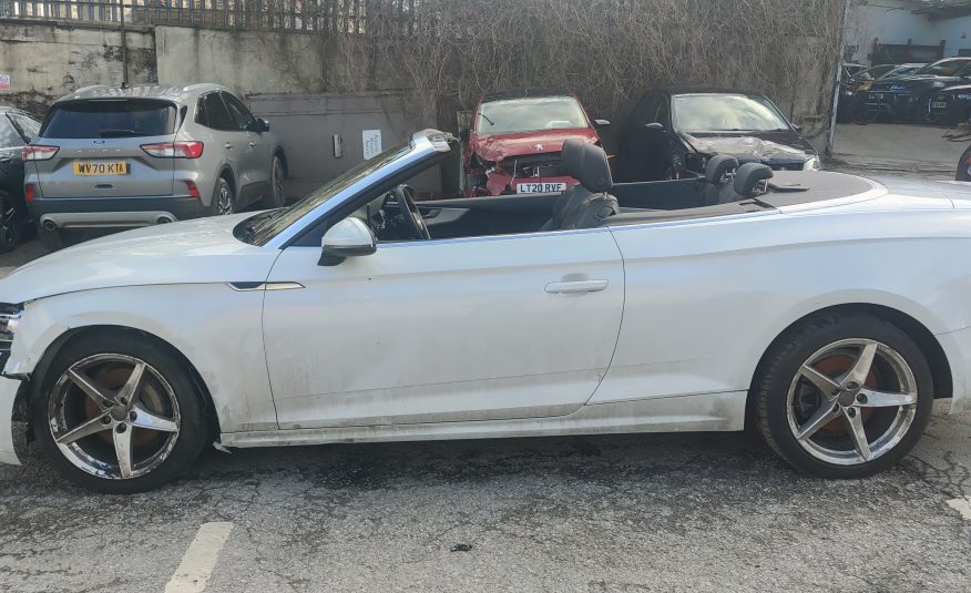 2020 20 AUDI A5 SPORT 40 TDI AUTO CONVERTIBLE UNRECORDED DAMAGED SALVAGE