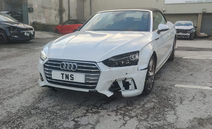 2020 20 AUDI A5 SPORT 40 TDI AUTO CONVERTIBLE UNRECORDED DAMAGED SALVAGE