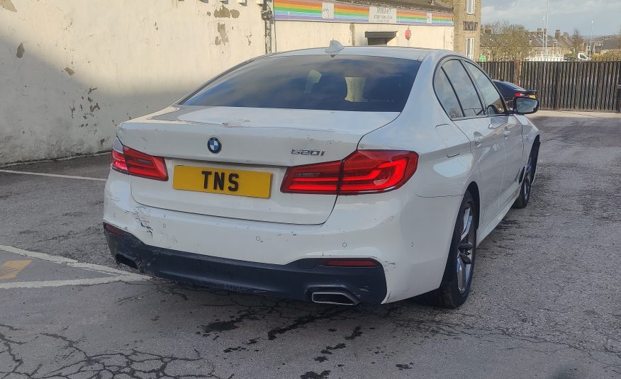 2019 69 BMW 5 SERIES GSP 520i MSPORT AUTO UNRECORDED DAMAGED SALVAGE