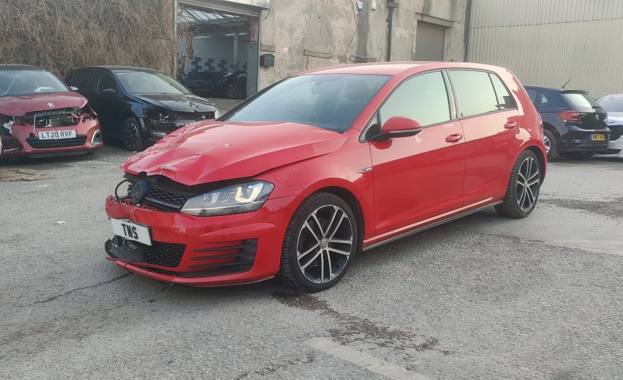 2015 65 VOLKSWAGEN GOLF GTD 2.0 TDI BLUEMOTION TECH UNRECORDED DAMAGED SALVAGE