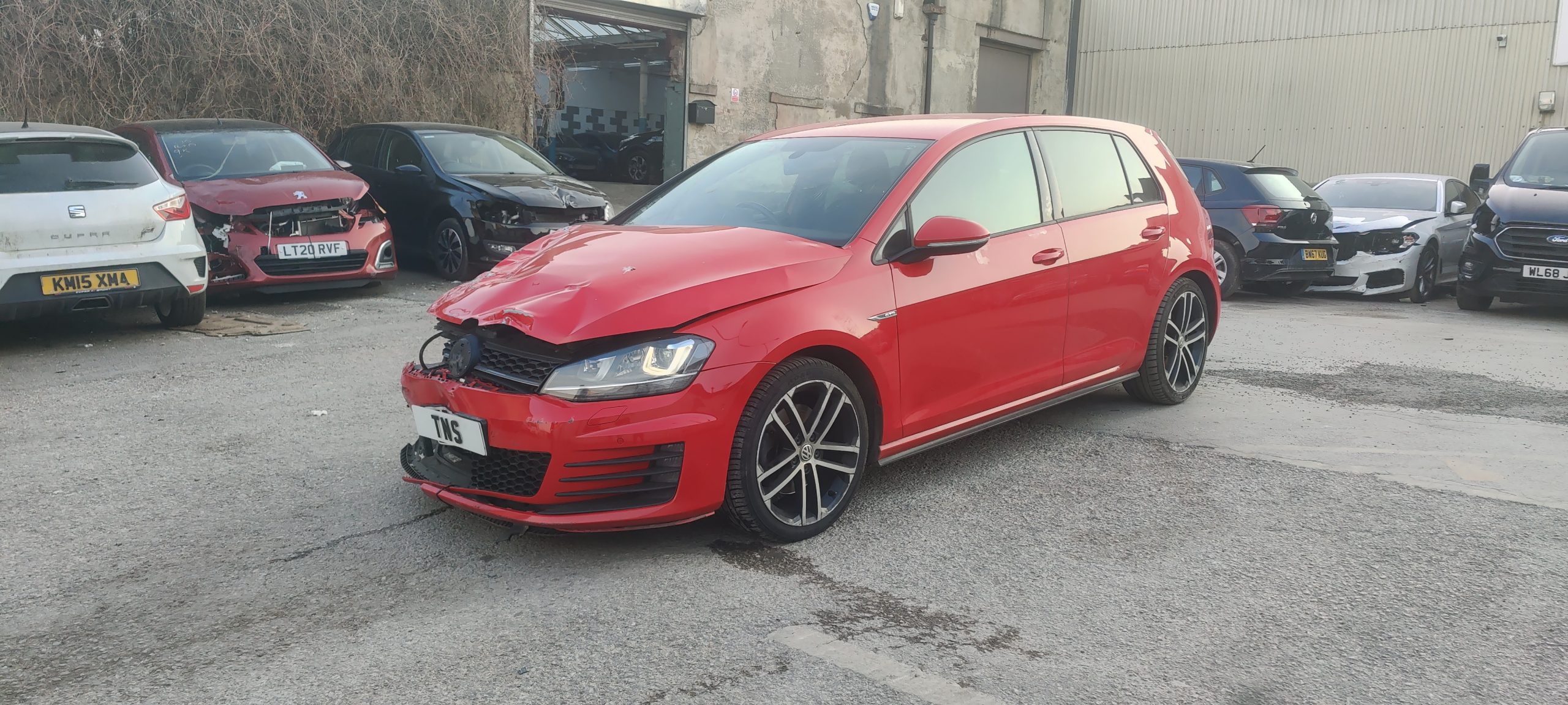 2015 65 VOLKSWAGEN GOLF GTD 2.0 TDI BLUEMOTION TECH UNRECORDED DAMAGED SALVAGE