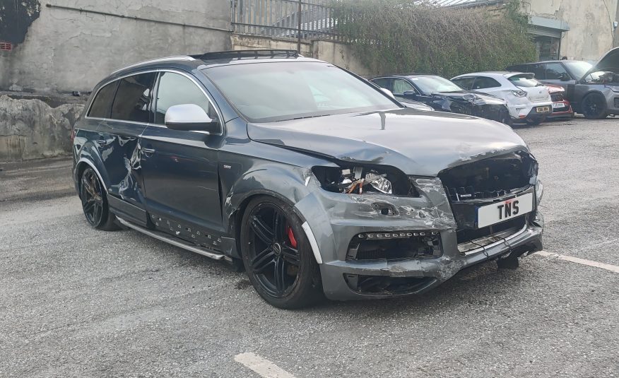 2013 AUDI Q7 4.2 TDI S LINE PLUS QUATTRO AUTO UNRECORDED DAMAGED SALVAGE