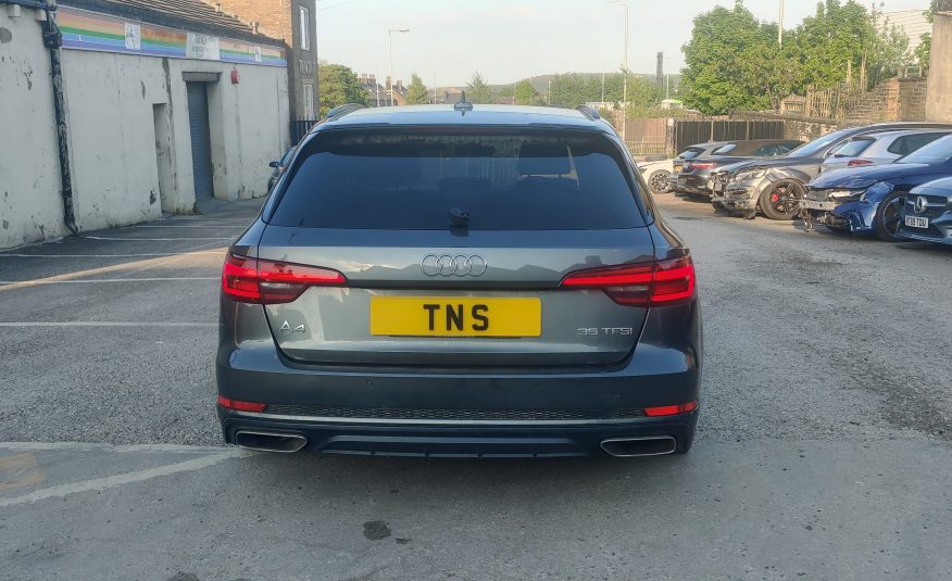 2019 19 AUDI A4 AVANT 2.0 35 TFSI BLACK ED. AUTO UNRECORDED DAMAGED SALVAGE