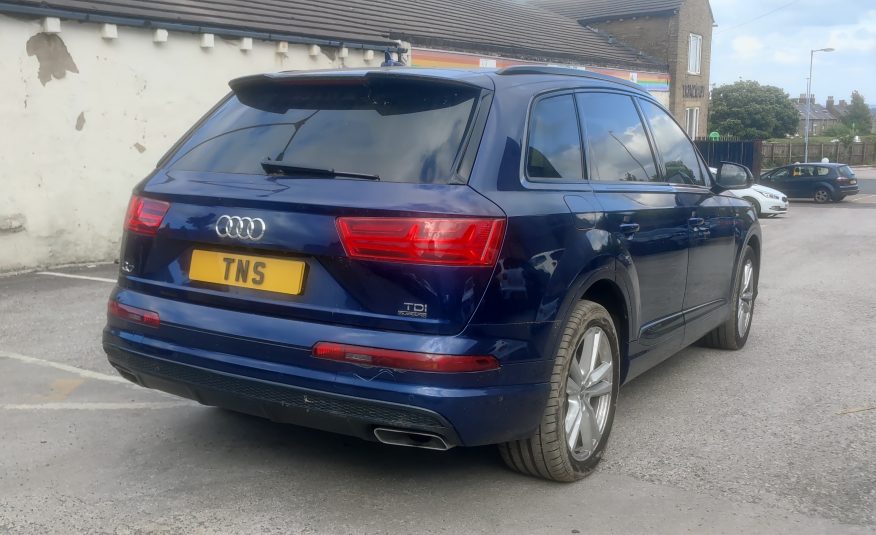 2019 19 AUDI Q7 3.0 TDI V6 S LINE QUATTRO 7 SEATS UNRECORDED DAMAGED SALVAGE