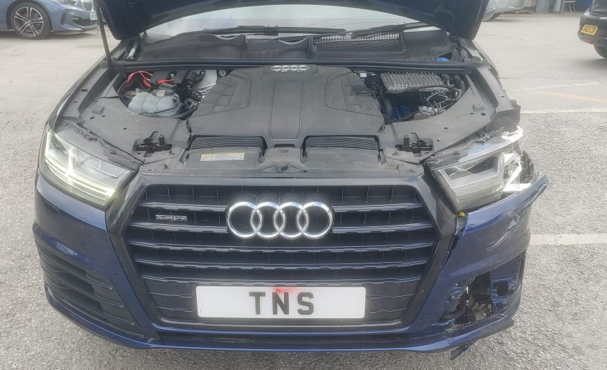 2019 19 AUDI Q7 3.0 TDI V6 S LINE QUATTRO 7 SEATS UNRECORDED DAMAGED SALVAGE