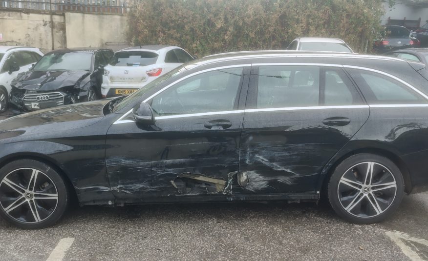 2020 MERCEDES BENZ C200 SPORT 1.5 EQ BOOST AUTO CAT S DAMAGED SALVAGE