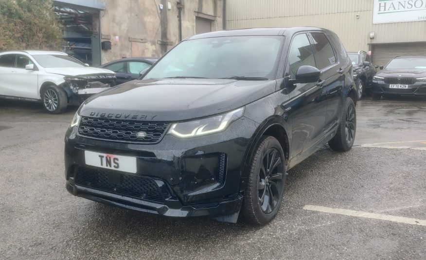 2021 21 LAND ROVER DISCOVERY SPORT D200 HSE R-DYN 4WD UNRECORDED DAMAGED SALVAGE