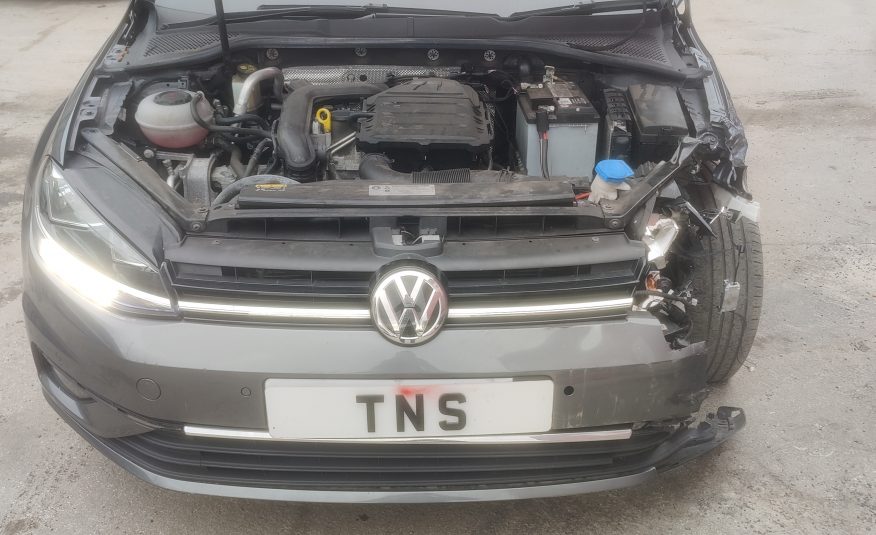 2019 19 VOLKSWAGEN GOLF 1.0 TSI MATCH DSG CAT S DAMAGED SALVAGE