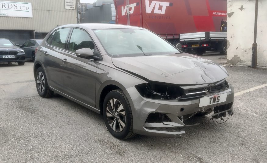 2018 68 VOLKSWAGEN POLO 1.0 EVO SE UNRECORDED DAMAGED SALVAGE