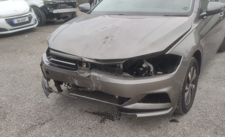 2018 68 VOLKSWAGEN POLO 1.0 EVO SE UNRECORDED DAMAGED SALVAGE