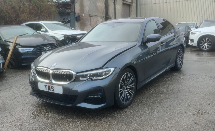 2021 21 BMW 3 SERIES 320i M SPORT AUTO UNRECORDED DAMAGED SALVAGE