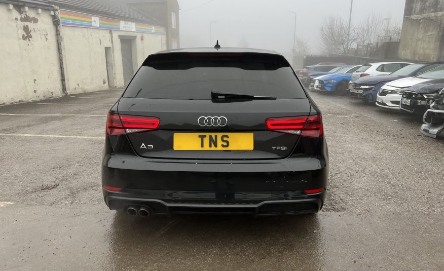 2017 17 AUDI A3 1.4 TFSI BLACK EDITION AUTO UNRECORDED DAMAGED SALVAGE