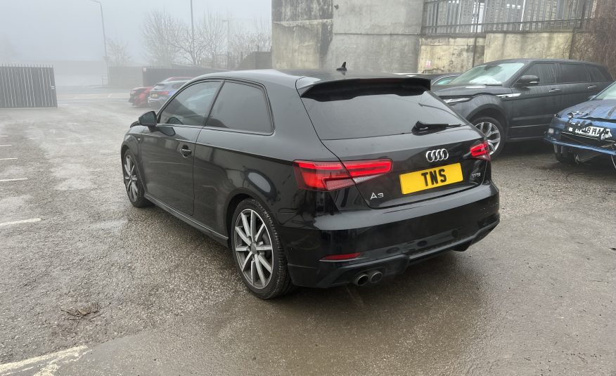 2017 17 AUDI A3 1.4 TFSI BLACK EDITION AUTO UNRECORDED DAMAGED SALVAGE