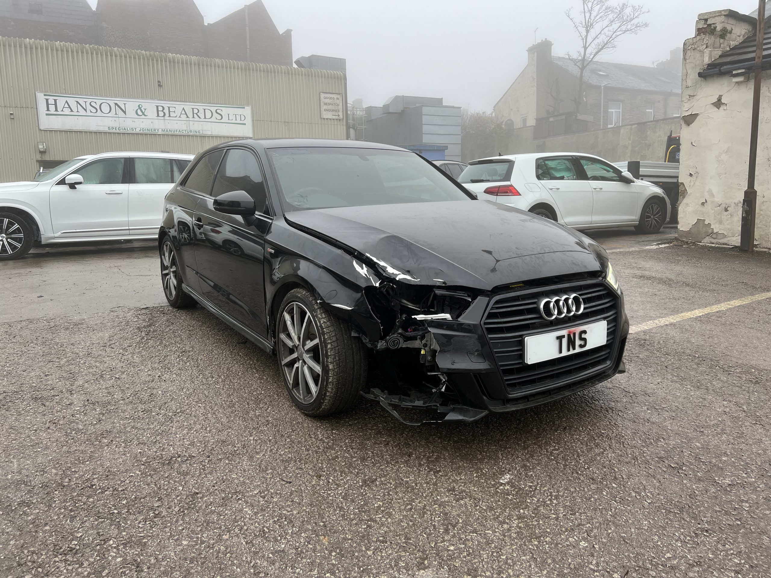 2017 17 AUDI A3 1.4 TFSI BLACK EDITION AUTO UNRECORDED DAMAGED SALVAGE