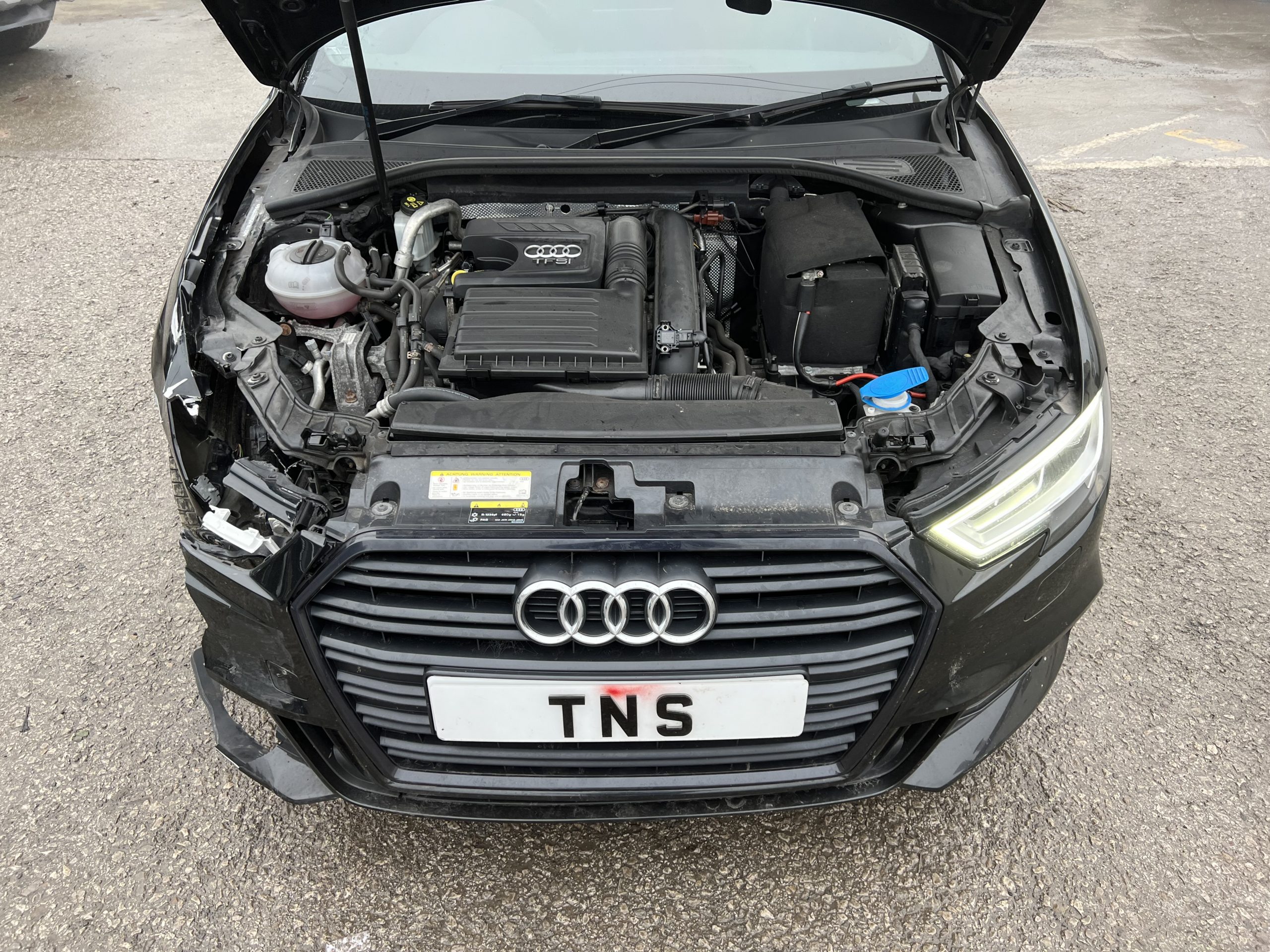 2017 17 AUDI A3 1.4 TFSI BLACK EDITION AUTO UNRECORDED DAMAGED SALVAGE