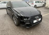 2017 17 AUDI A3 1.4 TFSI BLACK EDITION AUTO UNRECORDED DAMAGED SALVAGE