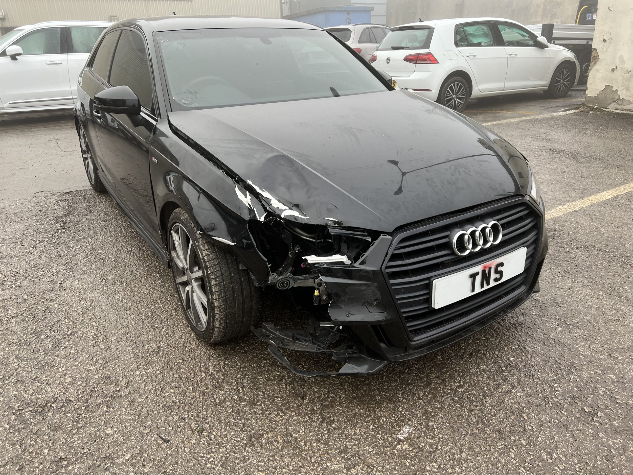 2017 17 AUDI A3 1.4 TFSI BLACK EDITION AUTO UNRECORDED DAMAGED SALVAGE