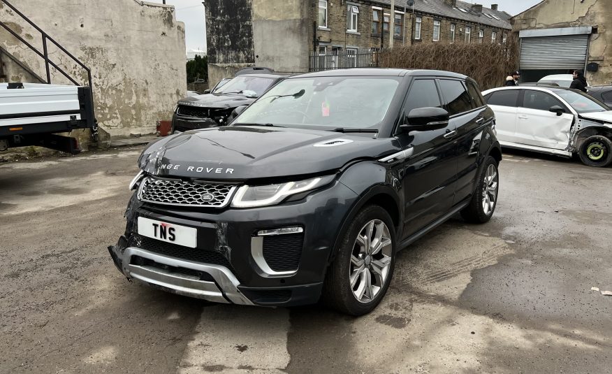 2016 66 RANGE ROVER EVOQUE 2.0 TD4 AUTOBIOGRAPHY AUTO UNRECORDED DAMAGED SALVAGE