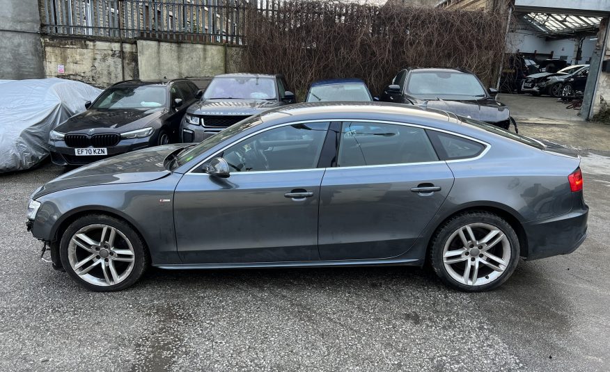 2016 16 AUDI A5 2.0 TDI S LINE QUATTRO SPORTBACK AUTO UNRECORDED DAMAGED SALVAGE