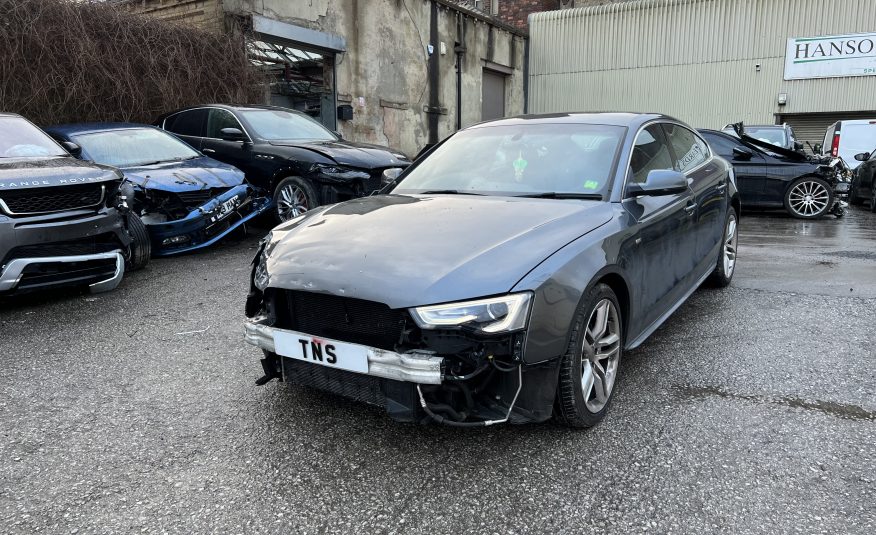 2016 16 AUDI A5 2.0 TDI S LINE QUATTRO SPORTBACK AUTO UNRECORDED DAMAGED SALVAGE