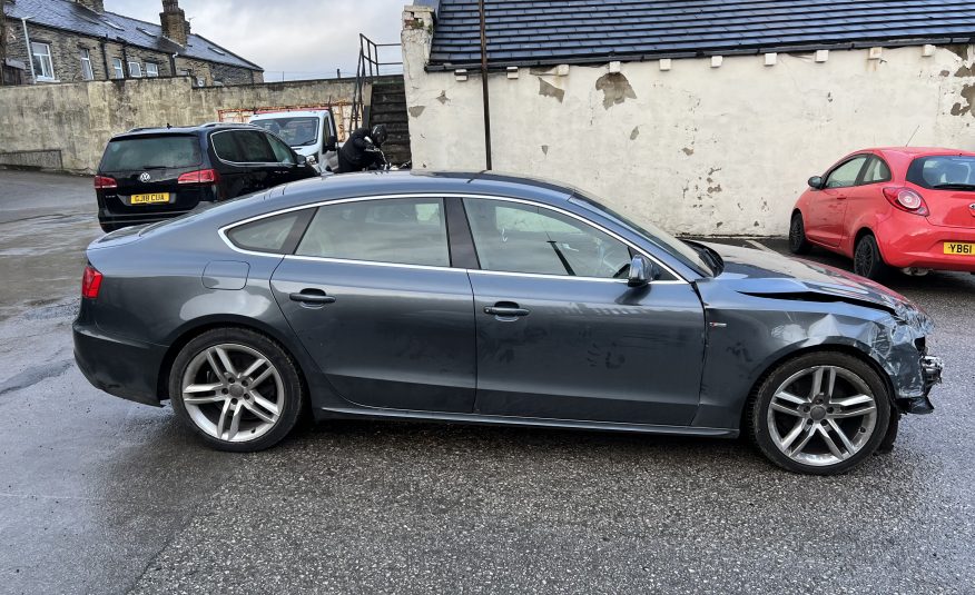 2016 16 AUDI A5 2.0 TDI S LINE QUATTRO SPORTBACK AUTO UNRECORDED DAMAGED SALVAGE