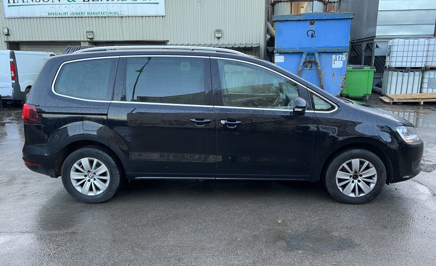 2018 VOLKSWAGEN SHARAN 2.0 TDI SE NAV DSG AUTO 7SEATS UNRECORDED DAMAGED SALVAGE