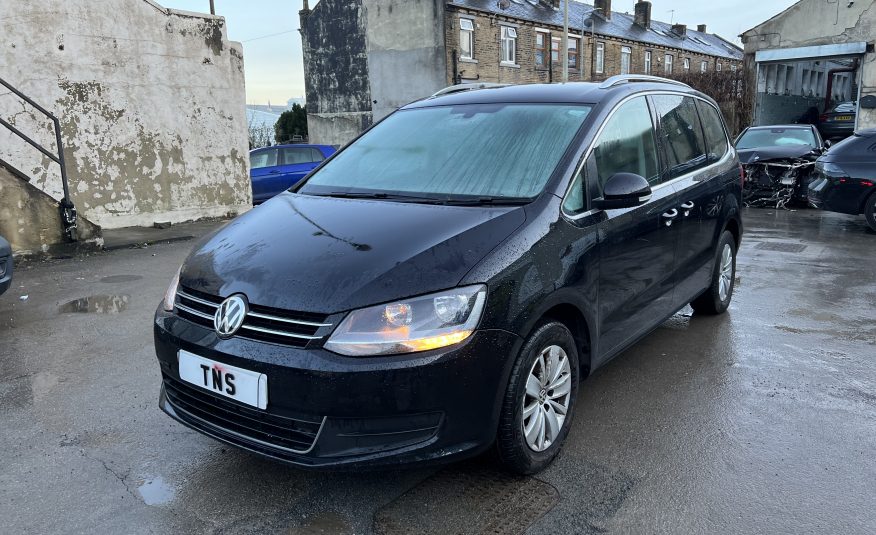 2018 VOLKSWAGEN SHARAN 2.0 TDI SE NAV DSG AUTO 7SEATS UNRECORDED DAMAGED SALVAGE