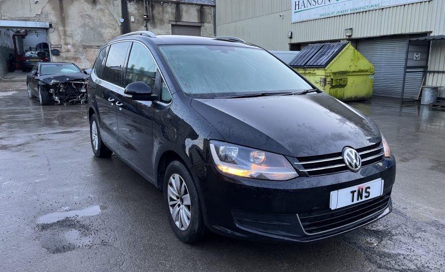 2018 VOLKSWAGEN SHARAN 2.0 TDI SE NAV DSG AUTO 7SEATS UNRECORDED DAMAGED SALVAGE